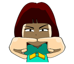 Makoto X Annie This is life sticker #6190944