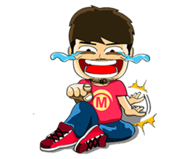 Makoto X Annie This is life sticker #6190954