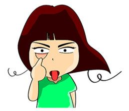 Makoto X Annie This is life sticker #6190955