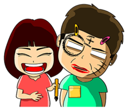 Makoto X Annie This is life sticker #6190957