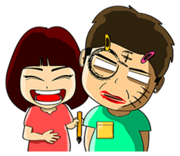 Makoto X Annie This is life sticker #6190957