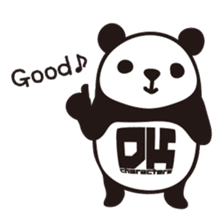 DK Panda Sticker sticker #6191280