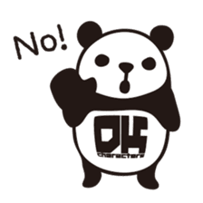 DK Panda Sticker sticker #6191281