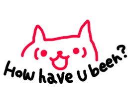 whats up?Cat sticker #6191402