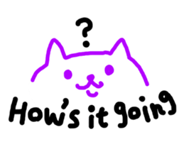 whats up?Cat sticker #6191404