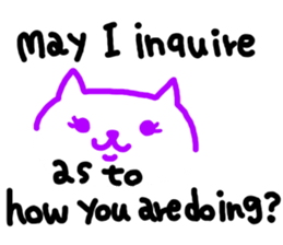 whats up?Cat sticker #6191407