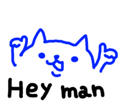 whats up?Cat sticker #6191423