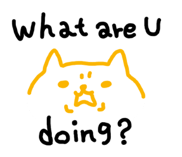 whats up?Cat sticker #6191426