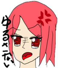 Pretty colorful girls sticker #6193007