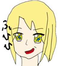 Pretty colorful girls sticker #6193008