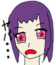 Pretty colorful girls sticker #6193018