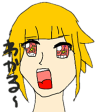 Pretty colorful girls sticker #6193032