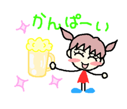 tomboy mimiko sticker #6193488