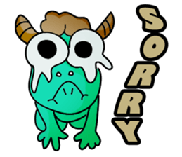 Weird little Monsters sticker #6193595