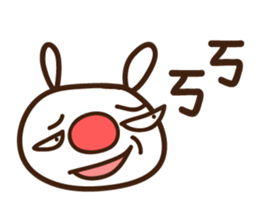 Red nose allergy Bunny sticker #6193807