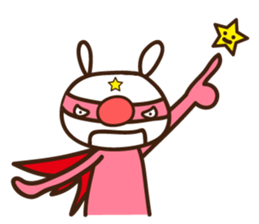 Red nose allergy Bunny sticker #6193833