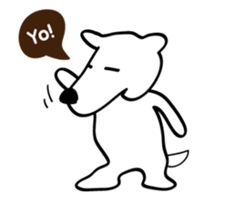 Black Canine sticker #6194000