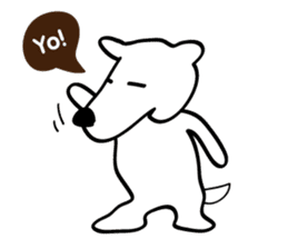 Black Canine sticker #6194000
