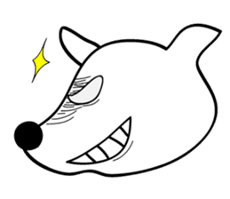 Black Canine sticker #6194001