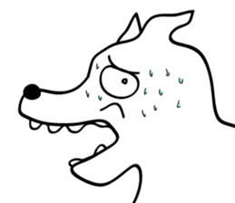 Black Canine sticker #6194003