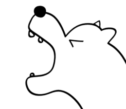 Black Canine sticker #6194006