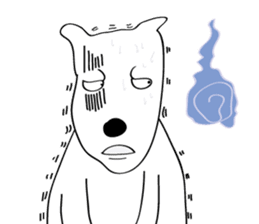 Black Canine sticker #6194009