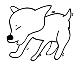 Black Canine sticker #6194014