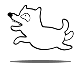 Black Canine sticker #6194018