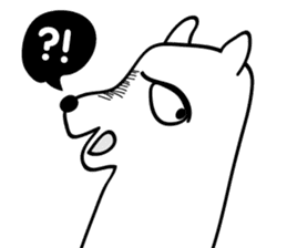 Black Canine sticker #6194025