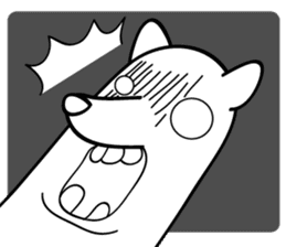 Black Canine sticker #6194032