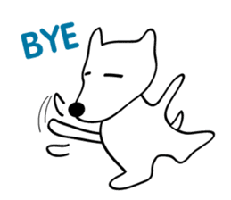 Black Canine sticker #6194039