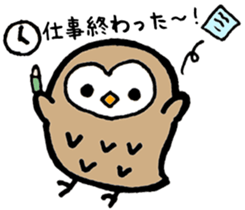 One day of owl sticker #6194044