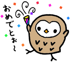 One day of owl sticker #6194076