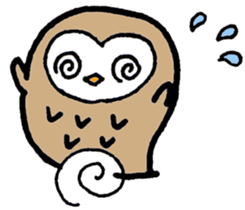 One day of owl sticker #6194077