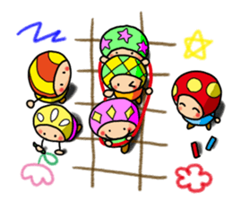 Mushroom brothers "English version" sticker #6194328