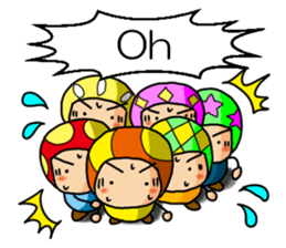 Mushroom brothers "English version" sticker #6194335