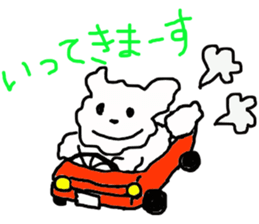 Tomboy life of Bichon Frise "mini" sticker #6194768