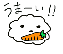 Tomboy life of Bichon Frise "mini" sticker #6194771