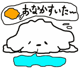 Tomboy life of Bichon Frise "mini" sticker #6194778