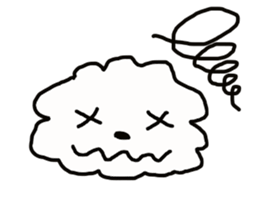 Tomboy life of Bichon Frise "mini" sticker #6194781