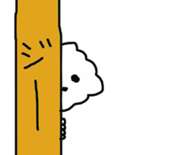 Tomboy life of Bichon Frise "mini" sticker #6194783