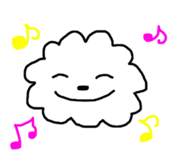 Tomboy life of Bichon Frise "mini" sticker #6194790