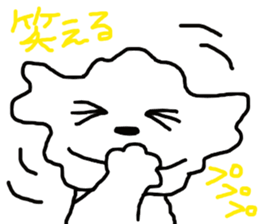 Tomboy life of Bichon Frise "mini" sticker #6194793