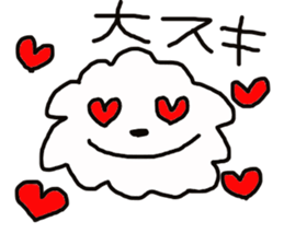 Tomboy life of Bichon Frise "mini" sticker #6194795