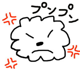 Tomboy life of Bichon Frise "mini" sticker #6194796