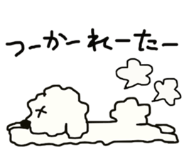 Tomboy life of Bichon Frise "mini" sticker #6194797