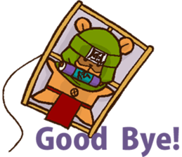 Raccoon dog Ninja ENGLISH sticker #6194844