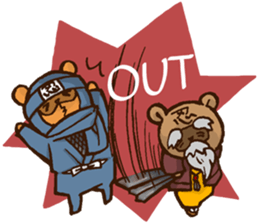 Raccoon dog Ninja ENGLISH sticker #6194846