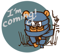 Raccoon dog Ninja ENGLISH sticker #6194852