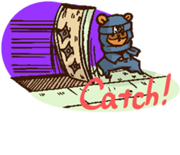 Raccoon dog Ninja ENGLISH sticker #6194855